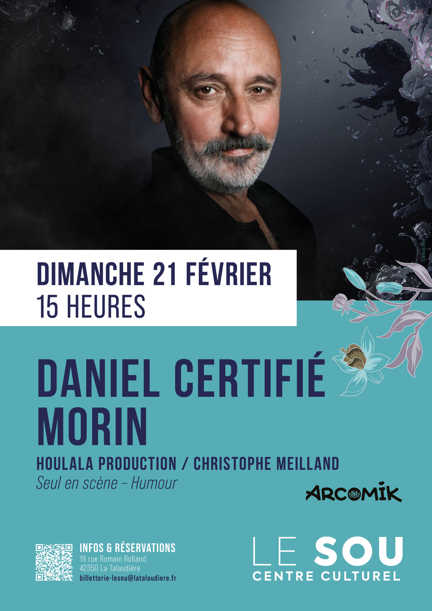 Affiche Daniel Certifié Morin