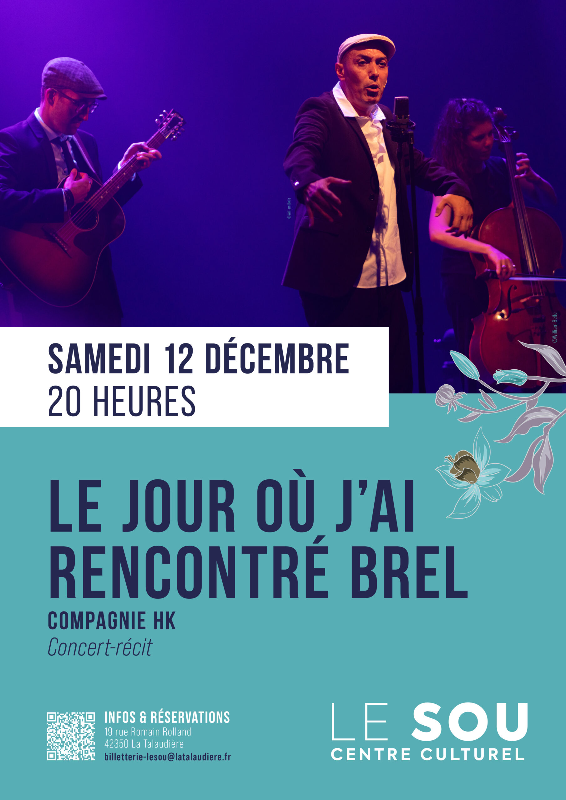 Affiche Le jour où j’ai rencontré Brel