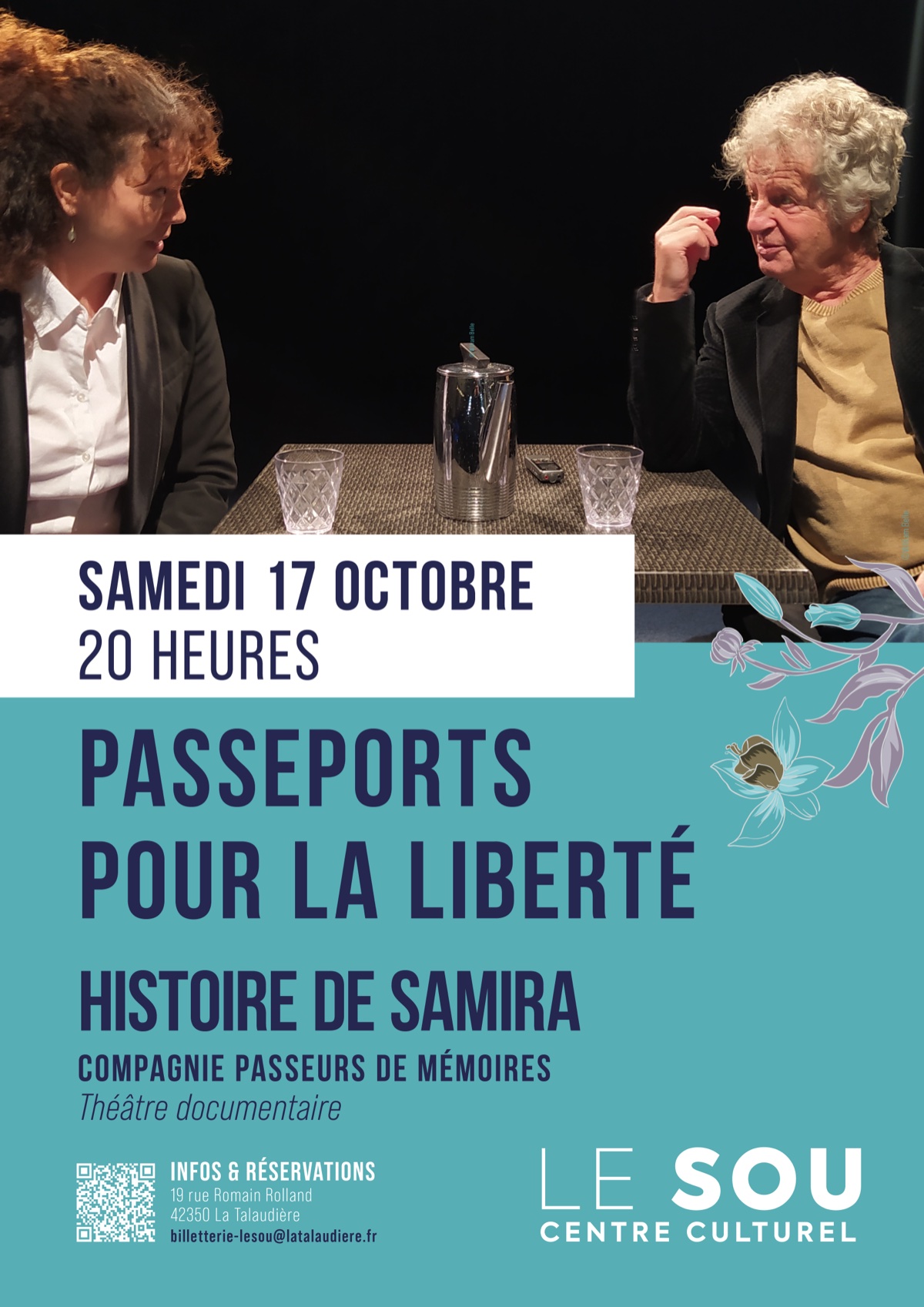 Affiche Passeports pour la liberté – Histoire de Samira
