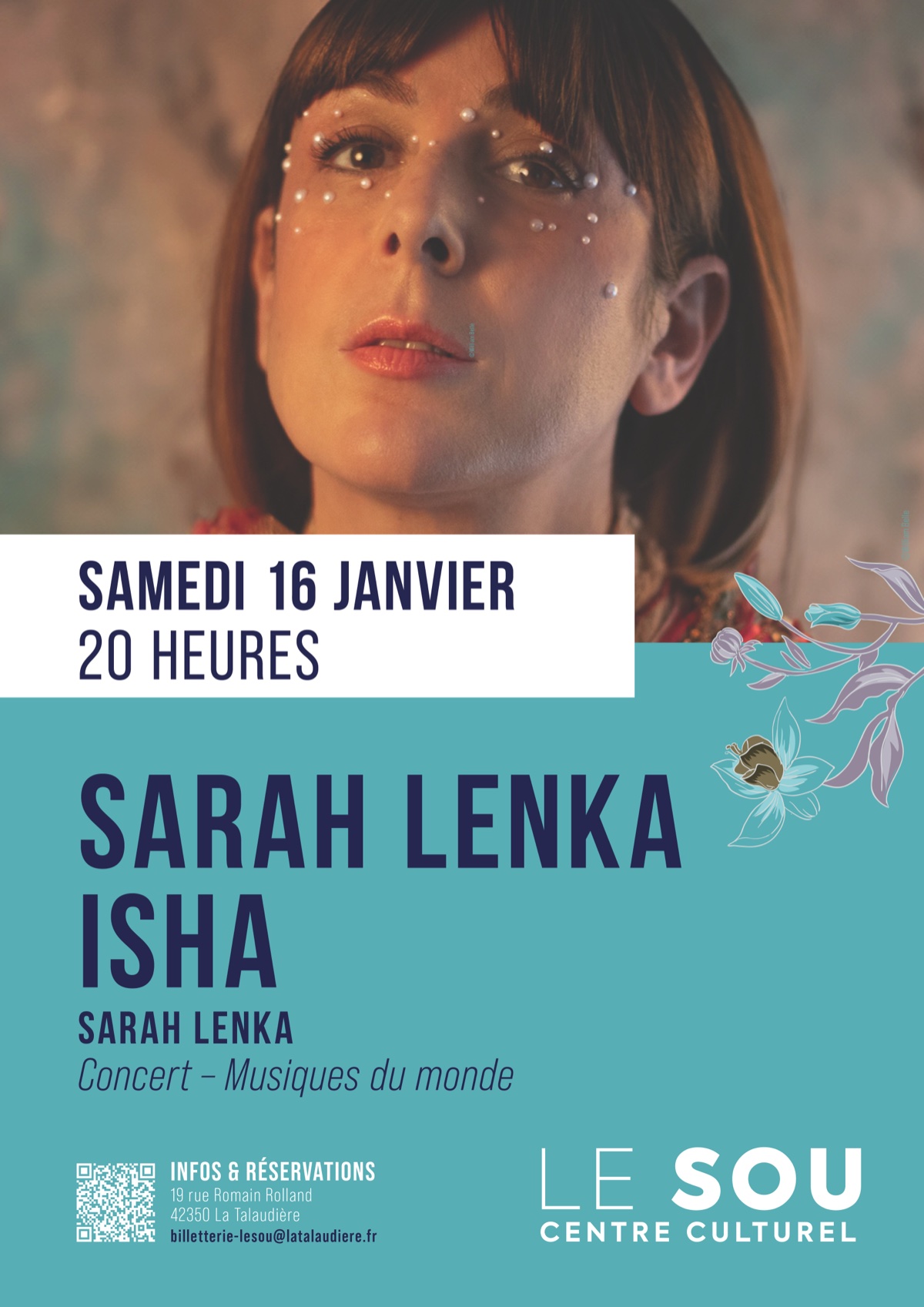 Affiche Sarah Lenka – Isha